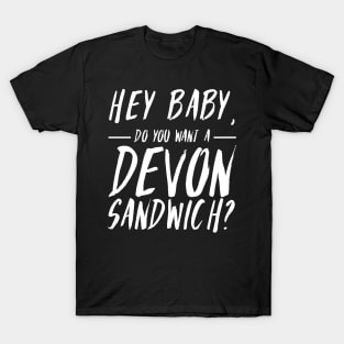 Hey baby, do you want a Devon sandwich? T-Shirt